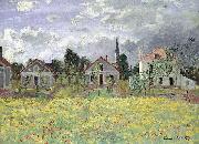 Claude Monet Maisons d'Argenteuil oil painting reproduction
